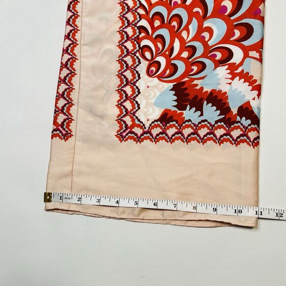 Zara Wide Leg Trousers Womens Medium Flowing Patchwork Pink Floral Print - Picture 3 of 7